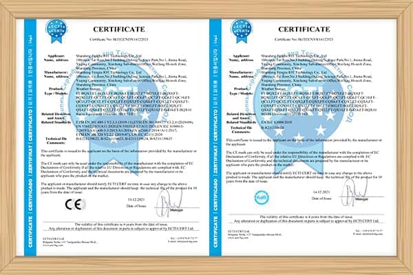 氣象站CE、ROHS